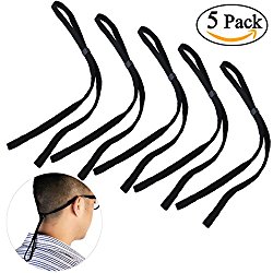 NUOLUX Sports Eyeglasses Holder Strap,Neck Cord String Eyewear Retainer Strap,5pcs