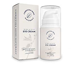 Eye Cream Moisturizer – Under Eye Firming Cream – Made With Organic & Natural Ingredients – Eye Wrinkle Repair Cream For Depuffing & Dark Circles. Skin Care For Eyes Unscented, Christina Moss Naturals