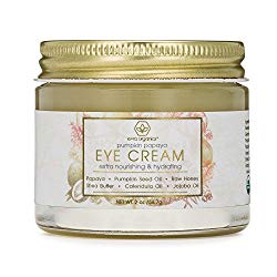 Rejuvenating Eye Cream (2oz.) Extra Nourishing & Moisturizing USDA Organic Anti Aging Eye Treatment Balm for Dark Circles, Under Eye Bags, Puffiness & Wrinkles with Jojoba Oil, Argan Oil & More