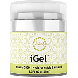 Wakai iGel Anti Aging Eye Cream – Lifting & Firming Under Eye Cream Combats Puffiness, Dark Circles & Wrinkles, With Organic Ingredients & Vitamins – Fast Absorbing & Light Formula