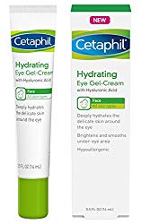 Cetaphil Hydrating Eye Gel-Cream With Hyaluronic Acid – Designed to Deeply Hydrate, Brighten & Smooth Under-Eye Area – For All Skin Types – Hypoallergenic & Suitable for Sensitive Skin – 0.5 Fl. Oz