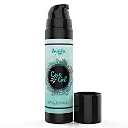 Eye Gel (1.7 oz) BEST for dark circles, fine lines, puffiness & bags, wrinkles, anti-aging – 100% Natural, 72% Organic – Hyaluronic Acid, Vitamin E, Aloe, MSM, Cucumber, Peptides