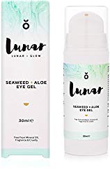 Lunar Glow Eye Gel with Seaweed & Aloe Vera for Dry Under Eyes. Under Eye Cream for Dark Circles, Bags & Wrinkles – 1 fl.oz/30ml.