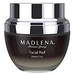 Madlena Platinum-Infused Anti-Aging Facial Peel – Anti-Wrinkle Face Peeling Gel for Flawless Skin – Reduce Lines and Sun Spots – Eliminate Acne and Blemishes – Moisturize and Replenish