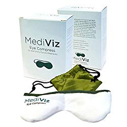 Mediviz Blepharitis Dry Eye Mask | Relieving Dry Eye Moist Heat Compress for Dry Eye, Styes, Meibomian Gland Dysfunction, Headaches, Sinuses, and Allergies