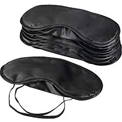 Mudder Blindfold Eye Mask Shade Cover Sleeping Nose Pad, 10 Pack