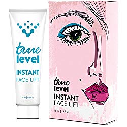 True Level Instant Face Lift Natural Organic Ingredients Anti Aging Cream Remove Wrinkles Fine Lines Eye Puffiness Dark Circles Bags, 0.5 fl oz (15ml)