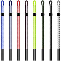 8 Pcs Sunglass Holder Strap, SENHAI Multi-Color Adjustable Securely Neck Cord String Eyeglasses Retainer for Sports and Outdoor Activities-Kid, Men, Women
