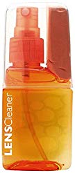 Glasses Cleaning Kit With 2 Oz Spray Cleaner & Microfiber Cleaning Cloth, Orange