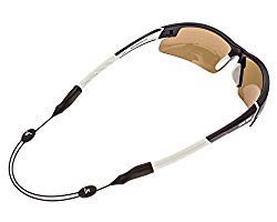 Luxe Performance Cable Strap – Premium Adjustable No Tail Sunglass Strap & Eyewear Retainer for your Sunglasses, Eyeglasses, or Prescription Glasses (Black)