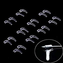 WJA 10pairs/Set Ear Grip Hooks Anti Slip Holder for Eyeglasses Silicone Glasses Ear Hooks Tip Eyeglasses Grip Eyewear Accessories