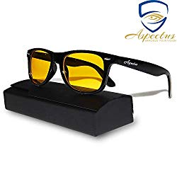 Aspectus Blue Light Blocking Glasses | Premium Gamer & Computer Eyewear | Anti-Blue Light Lenses for Deep Sleep & Relaxation | Eye Strain Relief Anti Glare Glasses | Computer Glasses for Men & Women