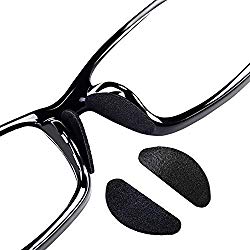 Gejoy 45 Pairs Soft Foam Nose Pads Self Adhesive Thin Nosepads Non-Slip Eyeglass Nose Pads for Glasses Eyeglasses Sunglasses