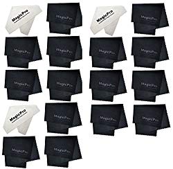 Microfiber Cloth, Magicpro Microfiber Cleaning Cloths – For All LCD Screens, Eyeglasses, Sunglasses, Tablets, Lenses, and Other Delicate Surfaces 6″x7″, 18 Pack