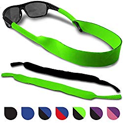 Sunglasses and Glasses Safety Strap – 2 Pack | Anti-Slip and Fast Drying Sport Glasses Strap (Green + Black)