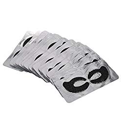 Eye Mask Puffy Eyes Dark Circles Treatment Bamboo Charcoal Crystal Moisture Anti Wrinkle Aging Relieve Fatigue Eyelid Patch 20 Pairs