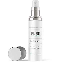 Premium Total Eye Cream with Vitamin C + E, Hyaluronic Acid & Anti Aging Complexes to Reduce Dark Circles, Puffiness, Under Eye Bags, Wrinkles & Fine Lines for Men & Women