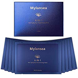 Mylansea Anti-Aging Eye Treatment Mask for Women and Men, under Eye Mask for Dark Circles and Fine Lines with Key Ingredient EGF and SODIUM HYALURONATE, 12 Pairs