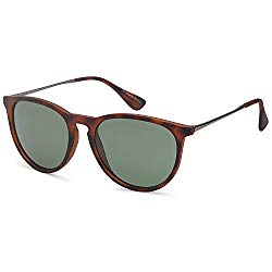 Gamma Ray Polarized Sunglasses for Women – Olive Lens on Matte Tortoise Frame