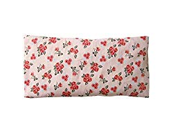 Peacegoods Cotton Eye Pillow COVER 4.5 x 9 Washable – fits our eye pillows or yours – flowers pink red