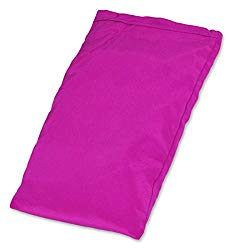 YogaAccessories (TM) Large Silk Eye Pillow (Lavender) (Lilac)