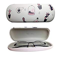 Eyeglasses Clamshell Hard Case Cactus Printed Cute Protective Holder 5 colors