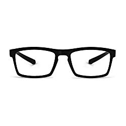 OCCI CHIARI Reading Glasses Readers Women Men Prescription Eyeglasses Computer Eyewear (A-Black, 1.5)