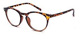 Outray Vintage Inspired Small Nails Round Clear Lens Glasses 2169c3 Leopard