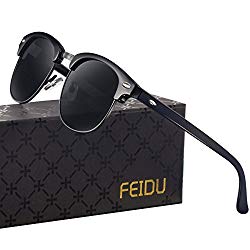 Polarized Mens Sunglasses for Men – FEIDU Polarized Sunglasses Mens Sunglasses FD 3030 (ALL/BLACK, 2.08)