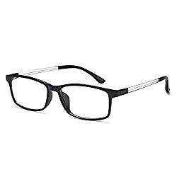 VVDQELLA Bluelight Blocker Reading Glasses TR90 1.00 for Women & Men UV Protection Anti Glare Computer Readers Eyeglasses Antireflective