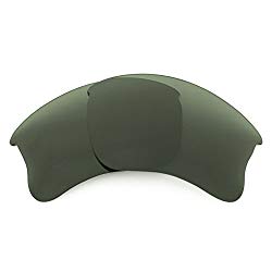 Revant Polarized Replacement Lenses for Oakley Flak Jacket XLJ Grey Green