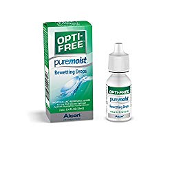 Opti-Free Puremoist Rewetting Drops, 12-mL