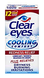 Clear Eyes | Cooling Comfort Redness Relief Eye Drops | 0.5 FL OZ | Pack of 3