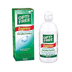 Opti-Free Express Multi-Purpose Disinfecting Solution with Lens Case, 10-Ounces