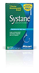 Systane Long Lasting Lubricant Eye Drops Vials Eye Drops, 30 Count, 0.7-mL Each