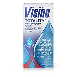 Visine Totality Multi-Symptom Relief Eye Drops for Irritated, Burning, Itchy, Red Eyes, 0.5 fl. oz