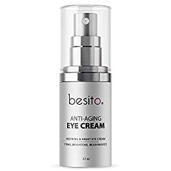Anti Aging Eye Cream for Dark Circles and Puffiness, Eye Bags, Crow’s Feet, Fine Lines, and Sagginess