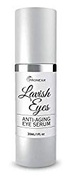 Pronexa Hairgenics Lavish Eyes: Anti-Aging Under Eye Gel Serum to Reduce the Appearance of Dark Circles, Puffiness, Bags, Wrinkles, Fine Lines & Crows Feet Around Eyes. 1.0 FL OZ.