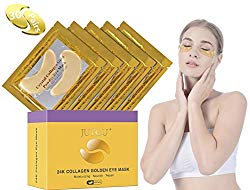 JUYOU 24K Gold Under Eye Patch, Eye Mask, Collagen Eye Patch, Eye Pads For Anti-wrinkles, Puffy Eyes, Dark Circles, Fine Lines Treatment 30 Pairs