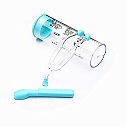 MUDOR Soft Contact Lense Remover and Insertion Tool – Contact Lens Handler Device Includes Tweezers and Soft Scoop, Contact Lens Removers Tool (Blue)