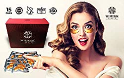 Wisteria Beaute Luxury Gold Eye Masks (Pack of 15)