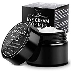 Eye Cream for Men-Kinbeau Eye Cream for Men,Anti-Aging Eye Cream,Total Eye Balm To Reduce Puffiness, Wrinkles, Dark Circles and Under Eye Bags (Black)