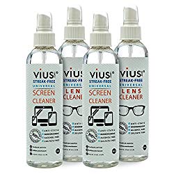 Lens and Screen Cleaner Kit – vius Lens and Screen Cleaner Combo Kit (4 Pack)