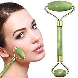 100% Natural Jade Face Roller/Anti Aging Jade Stone Massager for Face & Eye Massage – Make Your Face Skin Smoother and Looks Younger