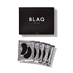 Activated Charcoal Under Eye Mask with HydroGel by BLAQ – Depuffing Eyes & Dark Circles Removing, Natural Hydrating and Anti Wrinkles Eye Patches