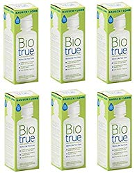 Bausch and Lomb Bio True Multi-Purpose Solution 2 Oz Travel Size (Pack Of 6)