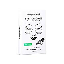 Collagen Eye Patches – Moisturizing Under Eye Pads – Anti Puffiness & Dark Circles Spa Treatment – Best Hydrogel Eye Moisturizer for Women & Men – Gel Masks for Dry Skin Under Eye Zone, 5 Pairs