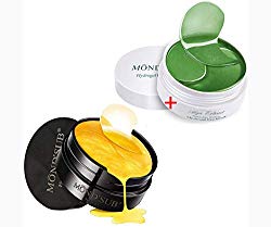 Eye Patches - Gold Eye Gel Patch (30 pairs) - Alga extract Eye Gel Patch (30 pairs) - Treatment Masks - Under Eye Patches, Dark Circles Under Eye Treatment, Under Eye Bags Treatment, Eye Mask 2 in1