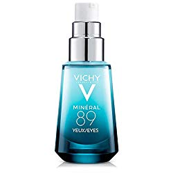 Vichy Mineral 89 Eyes Serum, Brightening Eye Gel Cream with Pure Caffeine and Hyaluronic Acid to Smooth Fine Lines and Hydrate Eye Area, Fragrance Free & Dermatologist Recommended