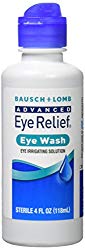 Bausch & Lomb Advanced Eye Relief Eye Wash, 4-Ounce Bottles (Pack of 3)